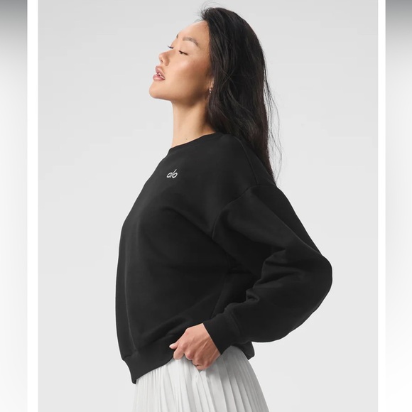 ❌SOLD❌Alo Accolade Crew Neck Pullover in Black New with Tags! - Picture 3 of 9